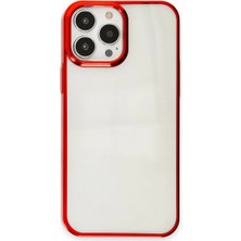 Eco Port iPhone 13 Pro Uyumlu Kılıf Element Silikon - Kırmızı