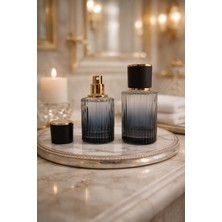 Cosy Club 2li 30-50ML Lüks Tasarım Yeniden Doldurulabilir Banyo Dekoru Boş Cam Parfüm Şişesi