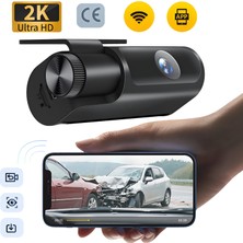 A2 Pro Tek Kamera 2k Araç Kayıt Cihazı/wifi Bağlantısı/net Kayıt/zaman Atlamalı Kayıt/saniye  Kaybı Olmaz/park Izleme