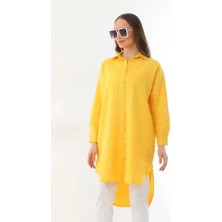 See More Italyan Keten Tunik Gömlek Kimono