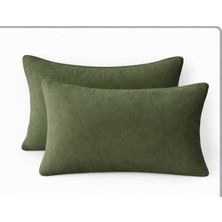 Ayzen Home Ayzen 2li Düz Kadife Kırlent Kılıfı 30X 50 cm