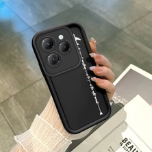 Ucuc Infinix Hot 40/40 Pro Uyumlu Siyah Silikon Kılıf Darbeye Dayanıklı Kamera Korumalı