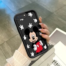 Ucuc iPhone 7 Plus/8 Plus Uyumlu Siyah Silikon Kılıf Darbeye Dayanıklı Kamera Korumalı