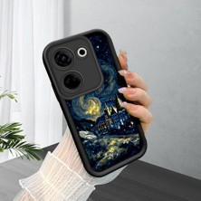 Ucuc Tecno Camon 20 Pro 4G(CK7N) Uyumlu Siyah Silikon Kılıf Darbeye Dayanıklı Kamera Korumalı