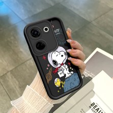 Ucuc Tecno Camon 20 Pro 4G(CK7N) Uyumlu Siyah Silikon Kılıf Darbeye Dayanıklı Kamera Korumalı