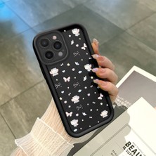 Ucuc iPhone 12 Pro Uyumlu Siyah Silikon Kılıf Darbeye Dayanıklı Kamera Korumalı