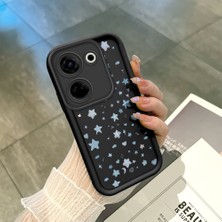 Ucuc Tecno Camon 20(CK6N) Uyumlu Siyah Silikon Kılıf Darbeye Dayanıklı Kamera Korumalı