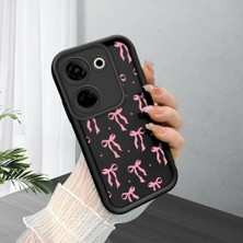 Ucuc Tecno Camon 20(CK6N) Uyumlu Siyah Silikon Kılıf Darbeye Dayanıklı Kamera Korumalı