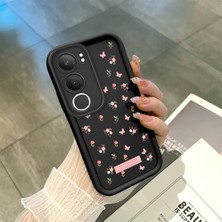 Ucuc Vivo Y19S 4G/Y19S Pro Uyumlu Siyah Silikon Kılıf Darbeye Dayanıklı Kamera Korumalı