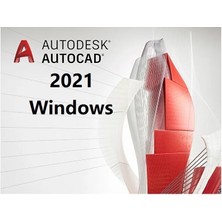 Autodesk Autocad 2021 (Windows Pc) - 1 Pc 1 Yıl Serial + Product Key (Kısıtlamasız Sürüm)
