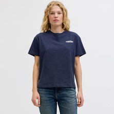 Jack & Jones Kadin Sifir Yaka Tisört - Lucy
