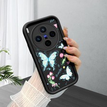 Ucuc Vivo X300 Uyumlu Siyah Silikon Kılıf Darbeye Dayanıklı Kamera Korumalı