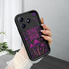 Ucuc Realme C63 4G/C61 Uyumlu Siyah Silikon Kılıf Darbeye Dayanıklı Kamera Korumalı