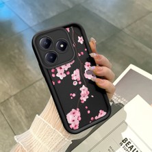 Ucuc Realme C63 4G/C61 Uyumlu Siyah Silikon Kılıf Darbeye Dayanıklı Kamera Korumalı