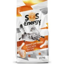 Sos Energy Kedi Maması 15 kg Tavuk Etli