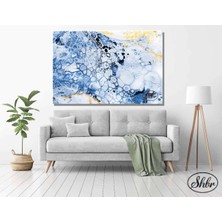 Şehber Tekli Yatay Kanvas Tablo Muhteşem Soyut Resim, Vıp Baskı, Dekoratif Duvar Tablosu