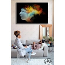 Şehber Tekli Yatay Dekoratif Kanvas Tablo Psikolog Psikoterapi Psikiyatri Merkezi