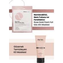  The Fair. Gözenek Temizleyen Kil Maskesi 100 ml ve Dermal 3 Katmanlı Rose Gold Göz Maskesi 4 gr