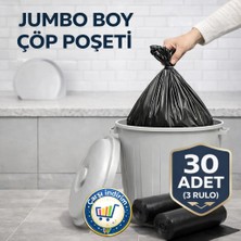 Nistabolje 10'lu x 3 Paket Jumbo Çöp Poşeti 75X90 cm Endüstriyel Battal