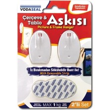 Pazarcan Mey Ithalat® Vodaseal Çerçeve Tablo Askısı 2’li Set
