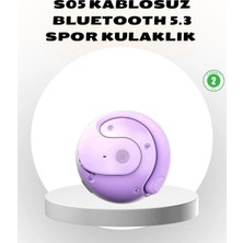 Epilons S05 Kablosuz Kulaklık Bluetooth 5.3 Ipx4 Su Geçirmez Stereo Ses Otomatik Bağlantı
