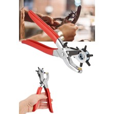 Epilons Profesyonel Kolay Kemer Deri Delik Açma Delme Aleti 6 Farklı Delik Açma Pensesi Aparatı