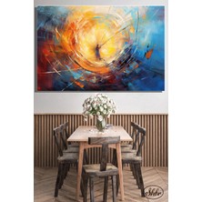 Şehber Tekli, Yatay, Kanvas, Dekoratif, Duvar, Tablosu , Soyut, Dans, Işık Teması,