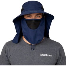 Mustran Uv Korumalı Sök Tak Maskeli Unisex Enseli Şapka Sinek Koruyucu Tarla Balıkçı Kamp Outdoor Plaj