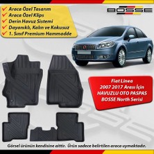 Fiat Linea Paspas Araca Özel 2007 ve Sonrası Derin Havuzlu Paspas Bosse North Serisi