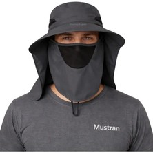 Mustran Uv Korumalı Sök Tak Maskeli Unisex Enseli Şapka Sinek Koruyucu Tarla Balıkçı Kamp Outdoor Plaj