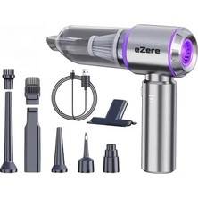 SHC4200 Ezere 16000PA Güçlü Portatif Taşınabilir Vakumlu Kablosuz Üflemeli Mini Araç SÜPÜRGESI-(5775)