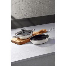 Bonera Emaye 3 Parça Tava Sahan Seti 18 cm
