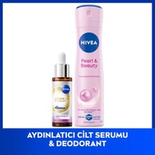 Nivea LUMINOUS630 Skin Glow Aydınlatıcı Serum 30ML ve Pearl&beauty Sprey Deodorant 150ML, Terlemeye Karşı