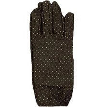 Pazarcan Mey Ithalat® Kahverengi Puanlı Çocuk Eldiveni