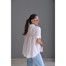 Purple By Banu Pembe Sırt Pile Detay Gömlek