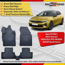 Opel Astra L Paspas Araca Özel 2022 ve Sonrası Derin Havuzlu Paspas Bosse North Serisi