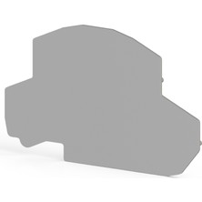 Klemsan 446669 Npp / Pyk 4-2fn Gri Nihayet Plakası Pyk Için 25 Adn 25 Adet