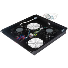 Lande 2 Fanlı Fan Modülü – Termostatlı (Siyah)