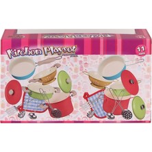 NW NessiWorld ATF-3815-7A Renkli Tencere Tava Seti 11 Parça -Vardem Oyuncak