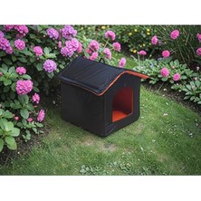 Pırıl Dış Mekan Su Geçirmez Sabitlenebilir Fermuarlı Jumbo Kedi Köpek Evi 52X48X48CM