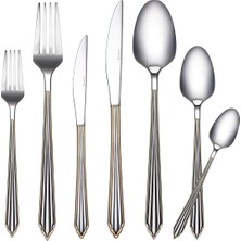 Korkmaz Crown Gold 84 Parça Çatal Kaşık Bıçak Seti A2153