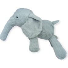 Peluş Sevimli Hayvanlar 65 cm Uyku Arkadaşım Fil - Gri (Lisinya)