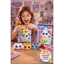 Toyfest Littlest Pet Shop Peluş Anahtarlık Sürpriz Paket Seri 1 Lisanslı Koleksiyon Oyuncak Tekli Paket