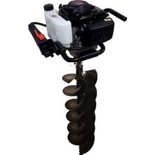 Tomking EA144P Çift Helezonlu 4 Zamanlı Toprak Burgu Makinası 300 mm 4 Hp