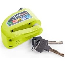 SHC4200 Motosiklet Alarmlı Disk Kilidi 110 Desibel Ses Ikaz Gücü (Yeşil)