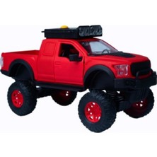 Sesli Işıklı Iş Makinaları 25 cm Kamyon - 4016 - Kırmızı (Lisinya)