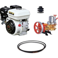 Gardenpro Benzinli 170F Ilaçlama Motoru ve Pompa 7 Hp Kasnak&kayışlar Dahil
