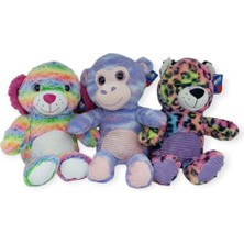 PL50116 - Peluş Renkli Hayvanlar 38 cm 3 Ast (Lisinya)