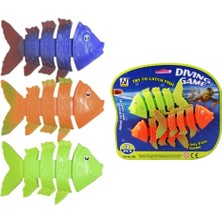 NL-19B - Havuz Oyunu - 3lü Balıklar Fosforlu -96 (Lisinya)