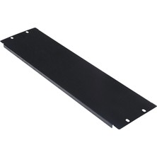 Lande 19” 3u Kapama Paneli (Siyah) – Kabinet Boşluk Kapatma Paneli